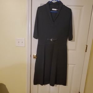 Dark grey sweaterdress